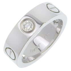 [Cartier] Cartier 
 Labling No. 9 Ring / Ring 
 B4032549 K18 White Gold x Diamond about 8.4g Love Ring Ladies A Rank