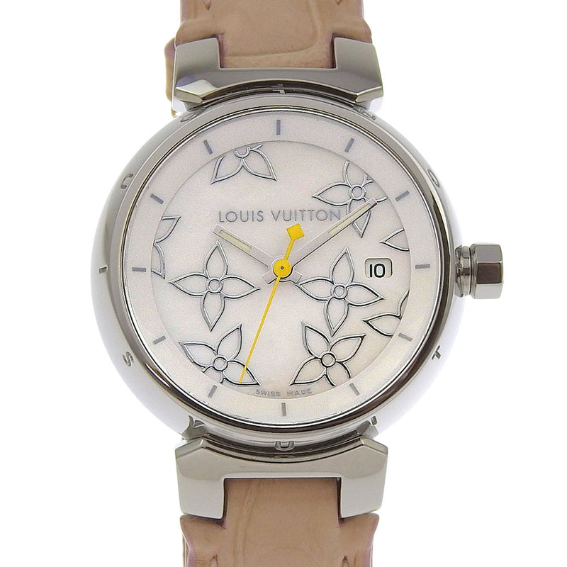 【LOUIS VUITTON】ルイ・ヴィトン タンブール 腕時計
 Q121C クオーツ