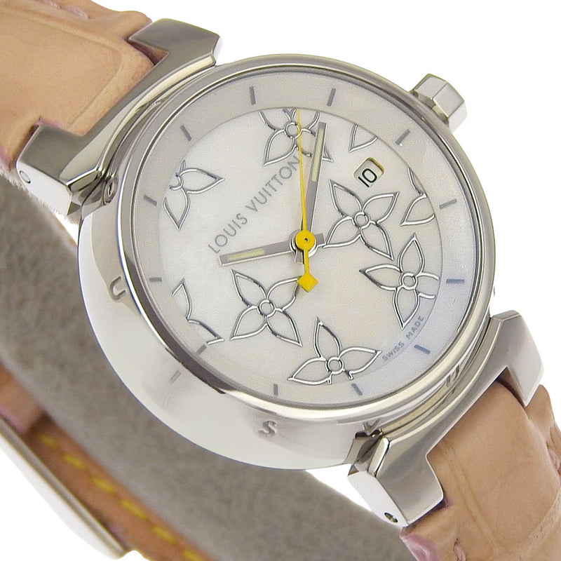 【LOUIS VUITTON】ルイ・ヴィトン タンブール 腕時計
 Q121C クオーツ