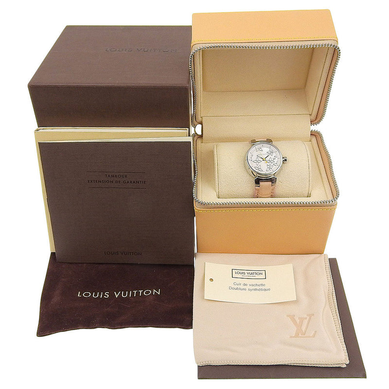 【LOUIS VUITTON】ルイ・ヴィトン タンブール 腕時計
 Q121C クオーツ