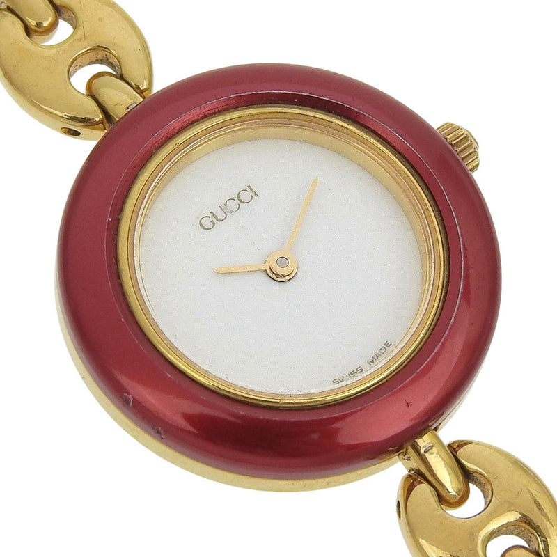 GUCCI】グッチ チェンジベゼル 腕時計 11/12.2 クオーツ – NISHIKINO