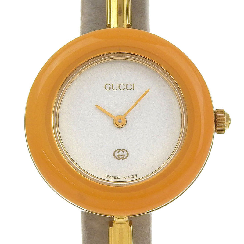 GUCCI】グッチ チェンジベゼル 腕時計 11/12 クオーツ – NISHIKINO