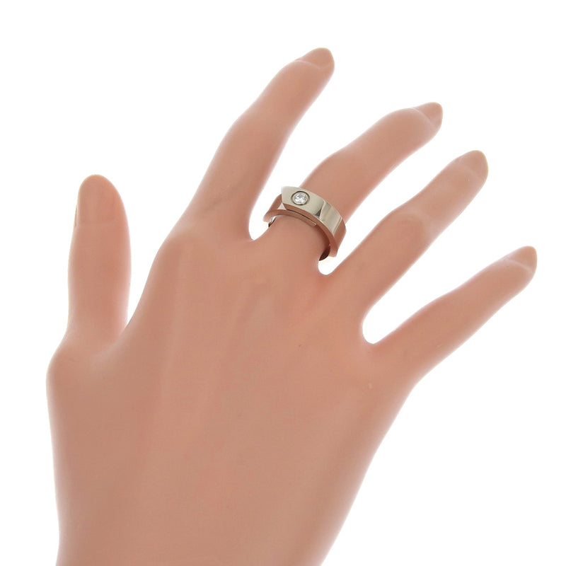 [卡地亚]卡地亚 
 周年-8.5戒指 /戒指 
 K18白金X钻石大约12.0克周年纪念女士