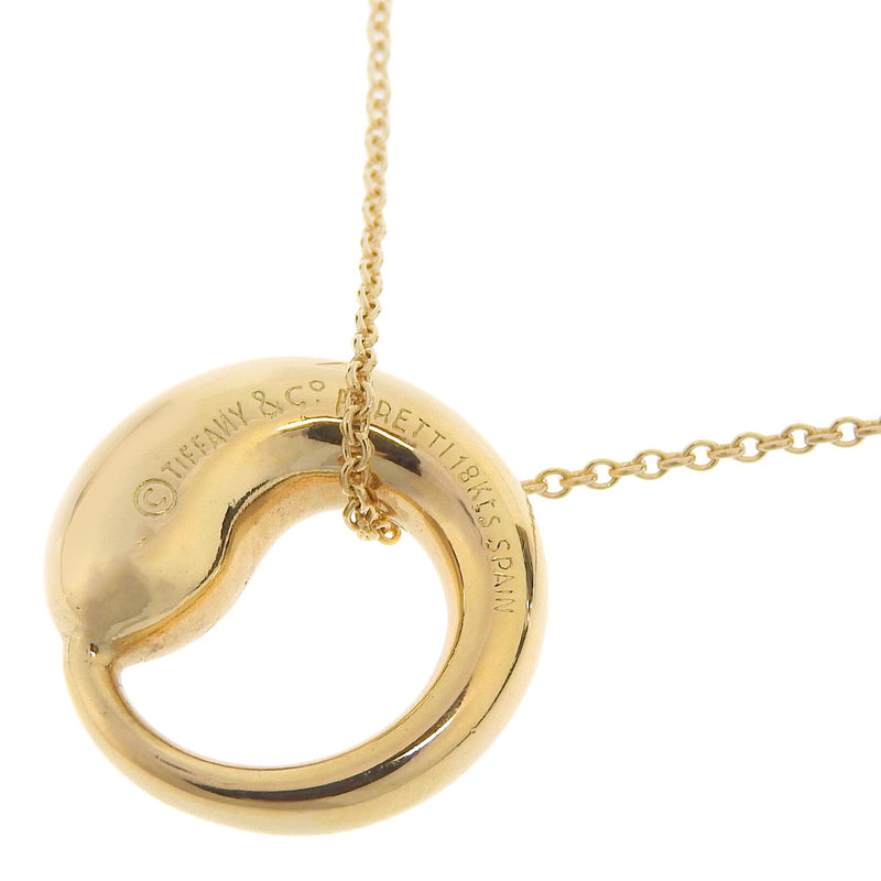 [Tiffany & co.] Tiffany 
 Collar del círculo eterno 
 K18 Oro amarillo aproximadamente 5.6g Círculo Eternal Damas A-Rank