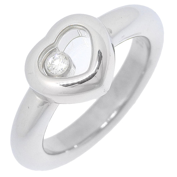 [CHOPARD] Chopard 
 Happy Diamond No. 5 Ring / Ring 
 82/2889/20 K18 White Gold x Diamond Heart Approximately 7.3g Happy Diamond Ladies A Rank