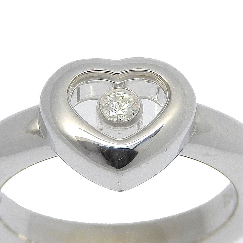 [Chopard] Chopard 
 Happy Diamond No. 5 Anillo / anillo 
 82/2889/20 K18 Gold blanco x Diamond Heart aproximadamente 7.3g Diamantes felices Damas A Rank