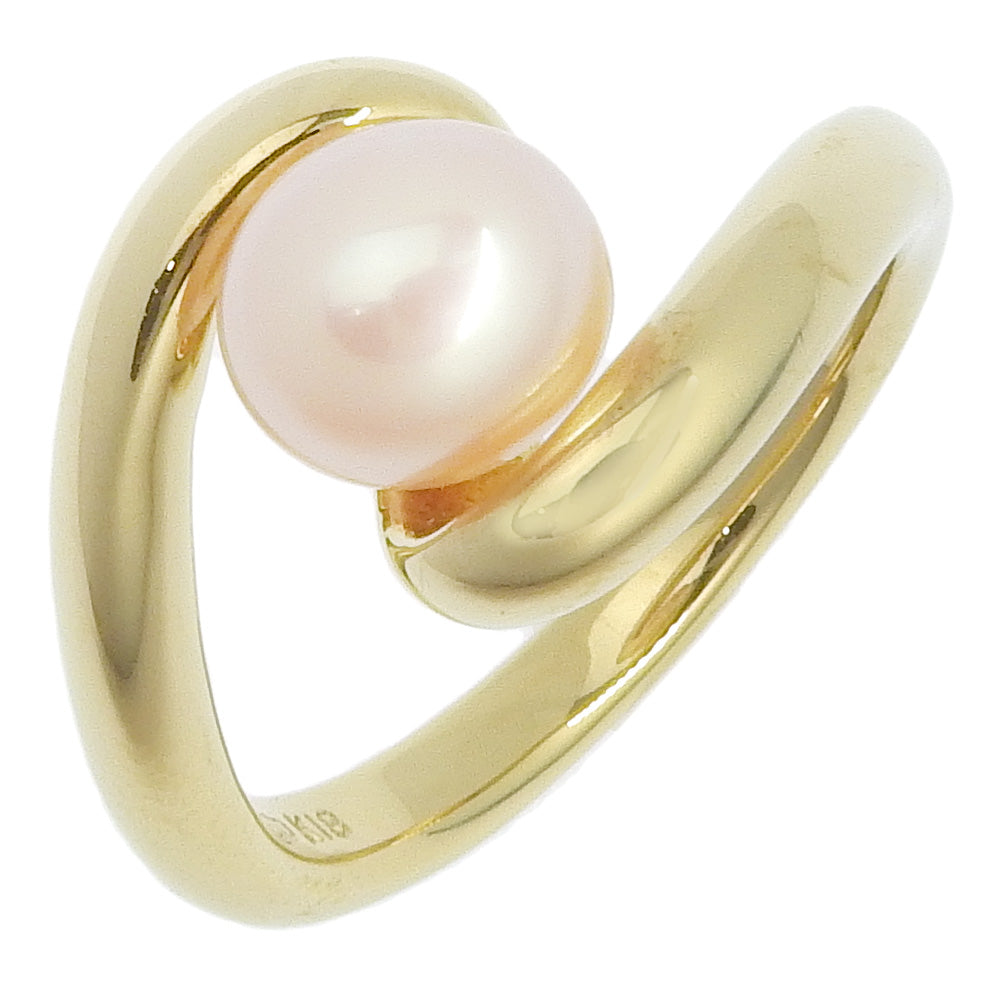 MIKIMOTO】ミキモト パール 8号 リング・指輪 6.6ｍｍ K18イエローゴールド×真珠 約5.5g Pearl レディースAラン –  KYOTO NISHIKINO