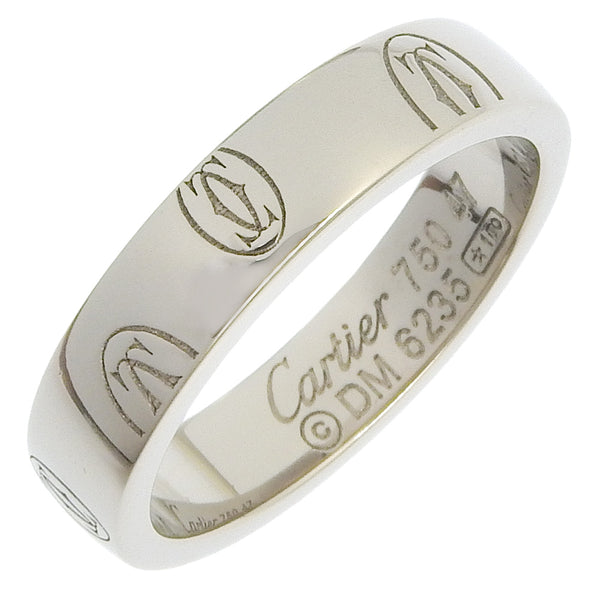 [Cartier] Cartier 
 Feliz cumpleaños No. 7 Anillo / anillo 
 K18 Oro blanco aproximadamente 4.7 g feliz cumpleaños señoras un rango