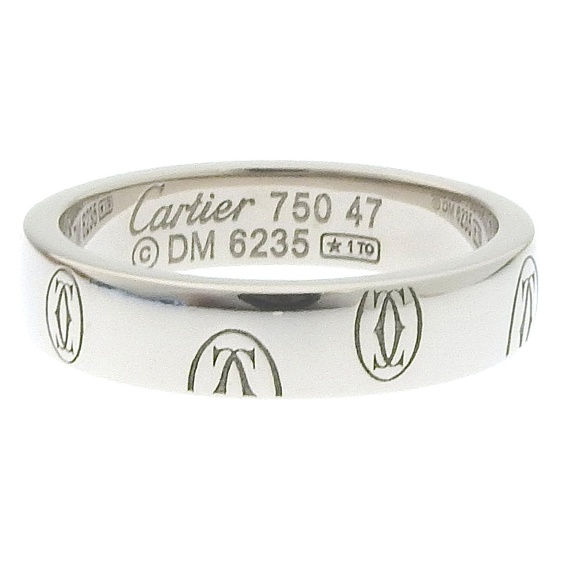 [Cartier] Cartier 
 Happy Birthday No. 7 Ring / Ring 
 K18 White Gold Approximately 4.7g Happy Birthday Ladies A Rank