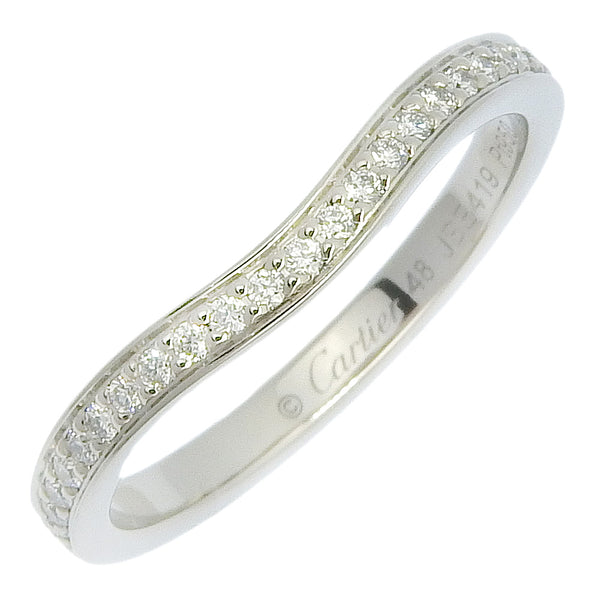 ク*ニ様 カルティエ リング PT950 18号 バレリーナ CARTIER】カルティエ バレリーナ ウエディング 8号 リング・指輪 Pt950
