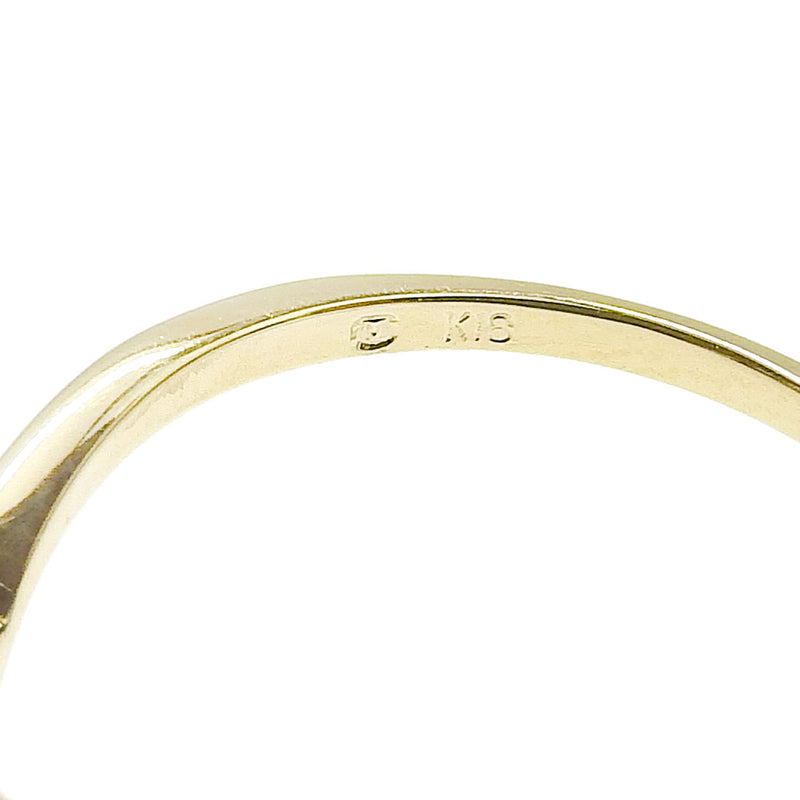 [Mikimoto] Mikimoto 
 Establecer 2 anillo / anillo 
 K18 oro amarillo aproximadamente 3.4g dos damas set un rango
