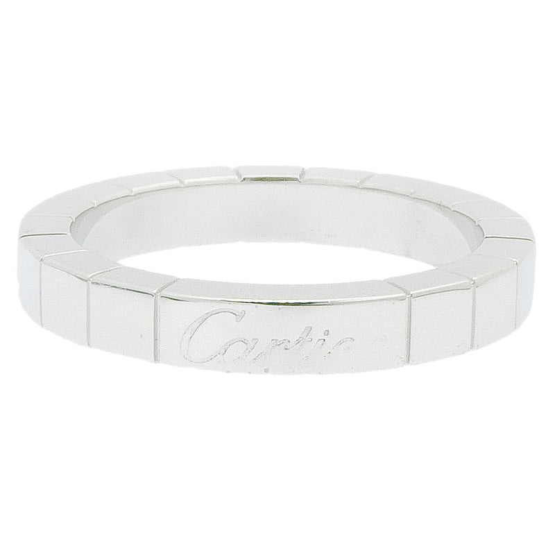 [Cartier] Cartier 
 Laniere No. 10 Anillo / anillo 
 K18 Gold blanco de aproximadamente 6.0 g Lanenes Damas A+Rango