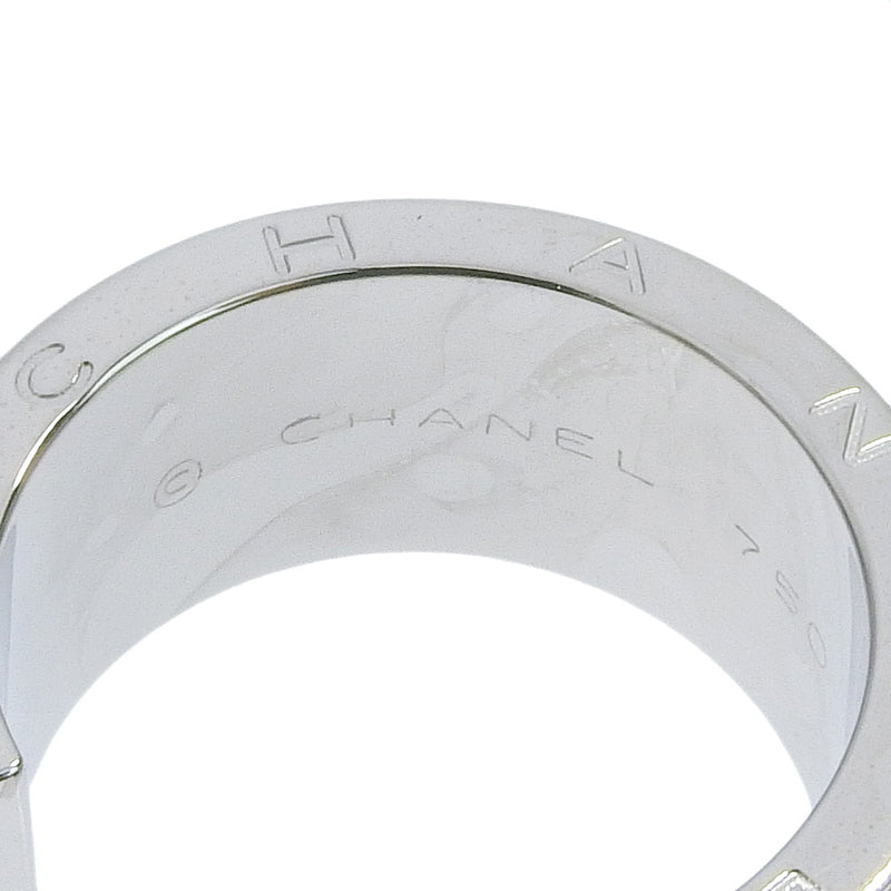 【CHANEL】シャネル
 Cシグネチャー 18号 リング・指輪
 K18ホワイトゴールド 約23.1g C signature メンズA-ランク