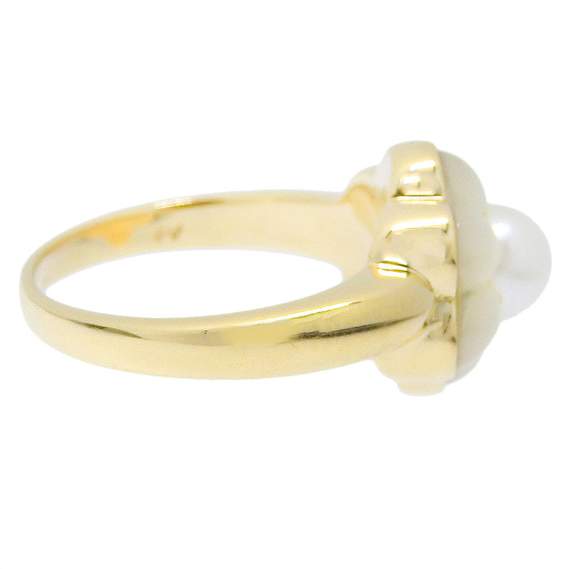 [Ponte Vecchio] Ponte Vequio 
 No. 12.5 anillo / anillo 
 K18 Flor de oro amarillo aproximadamente 6.2g Damas