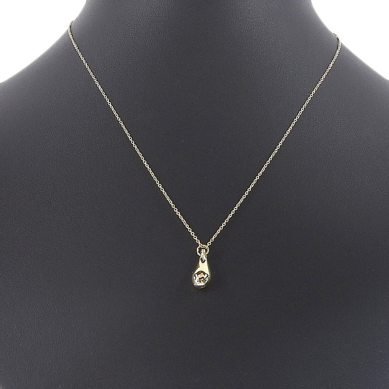 [TIFFANY & CO.] Tiffany 
 Teardrop necklace 
 Elsa Peletti K18 Yellow Gold Approximately 4.5g TEARDROP Ladies A-Rank