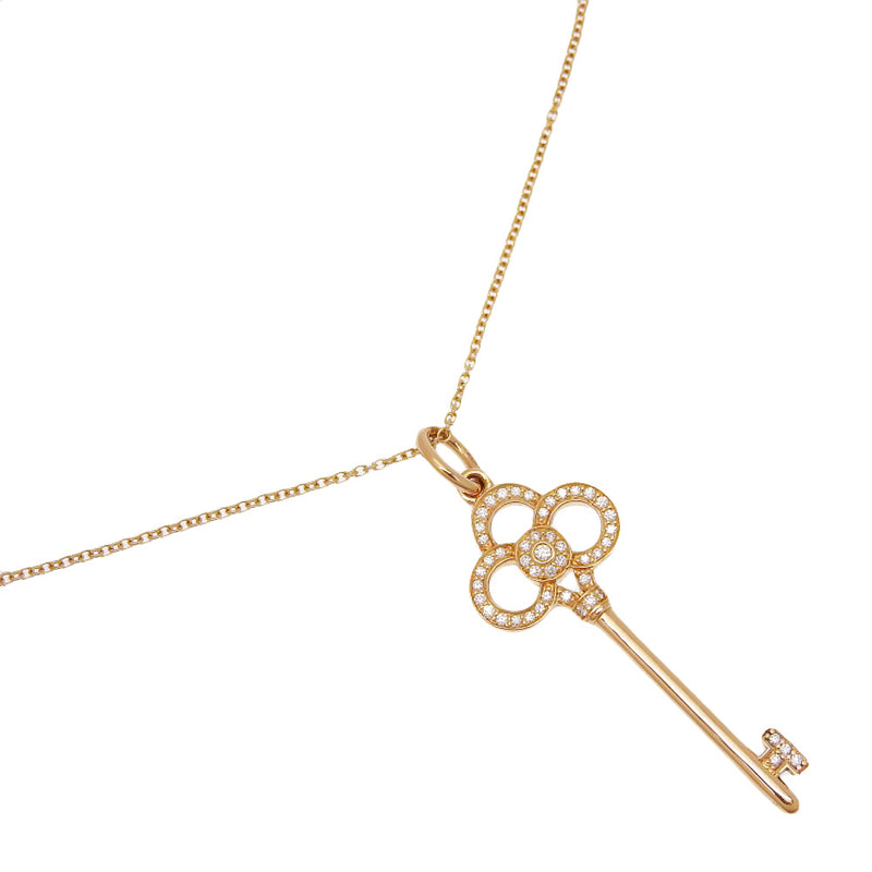TIFFANY&Co.】ティファニー ロック クラウンキー ネックレス K18ピンク