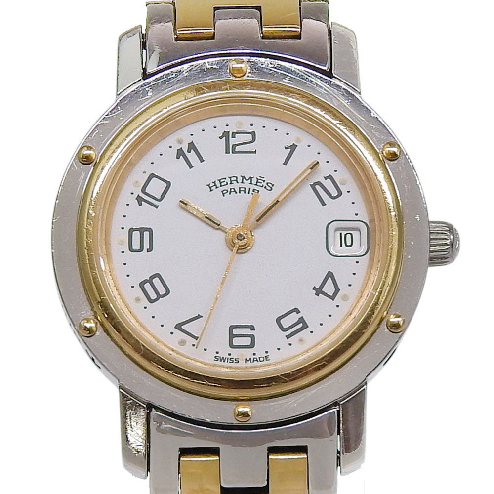 HERMES】エルメス クリッパー 腕時計 CL4.220 クオーツ – NISHIKINO