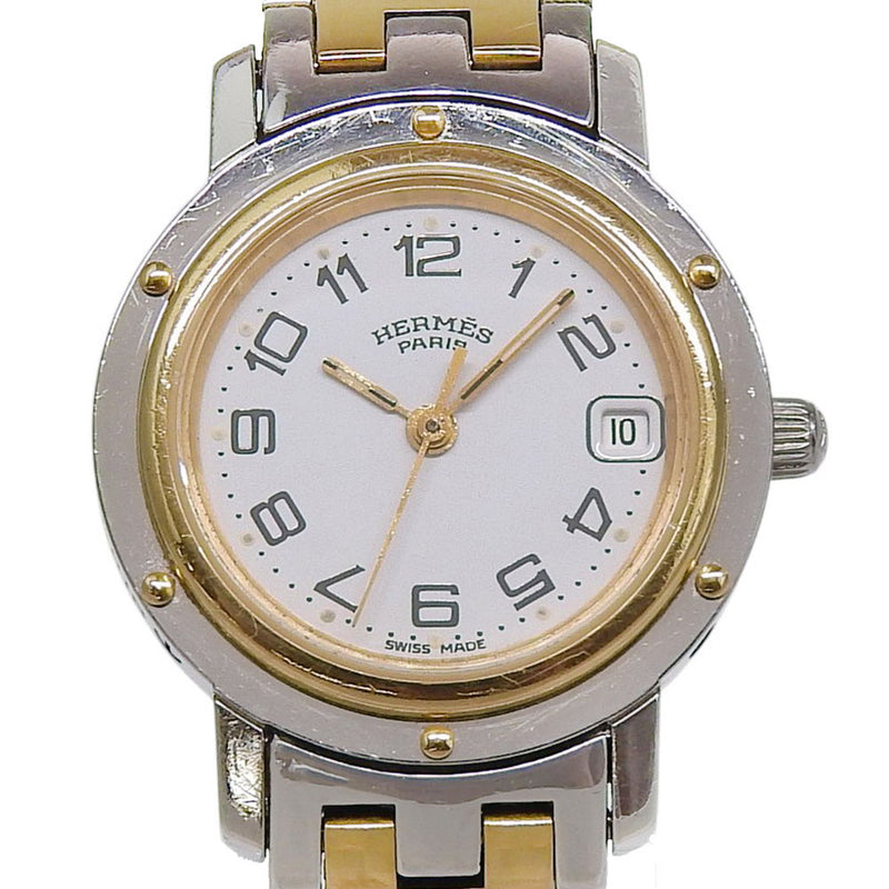 HERMES】エルメス クリッパー 腕時計 CL4.220 クオーツ – NISHIKINO