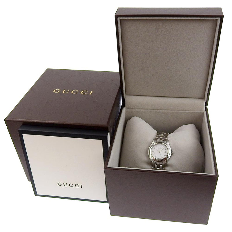 [Gucci] Gucci Watch 5500L SCERED SCEREZ Display Analog Shell Dial Damas Damas