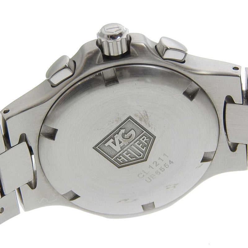 [TAG HEUER] TAG Hoire 
 Kirium watch 
 Professional Cal.4.99 CL1211 Stainless steel quartz chronograph blue dial KYLIUM Boys