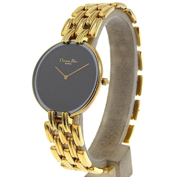 [Dior] Christian Dior 
 Reloj de Bagira 
 47154-3 chapado en oro de cuarzo de oro visualización analógica de dial dial bagira chicos