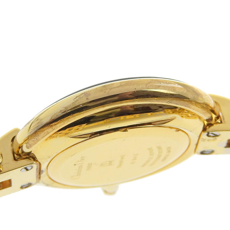 [Dior] Christian Dior 
 Bagira 시계 
 47154-3 골드 도금 금 쿼츠 아날로그 디스플레이 블랙 다이얼 바디 라 소년