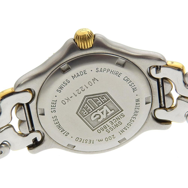 [Etiqueta Heuer] Tag Hoire 
 Reloj de enlace 
 Combinación profesional Cal.2.96 WG1221-KO Acero inoxidable X Gold de oro Quartz Display Analog Dial Link Boys