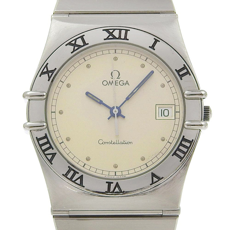 [Omega] Omega 
 Constellation watch 
 Stainless steel quartz analog display silver dial CONSTELLATION Men