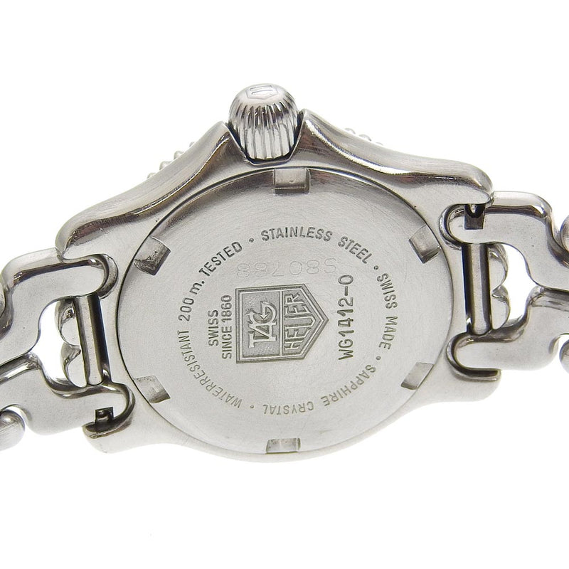 【TAG HEUER】タグホイヤー
 セル 腕時計
 WG1412 ステンレススチール シルバー クオーツ アナログ表示 白文字盤 cell レディース