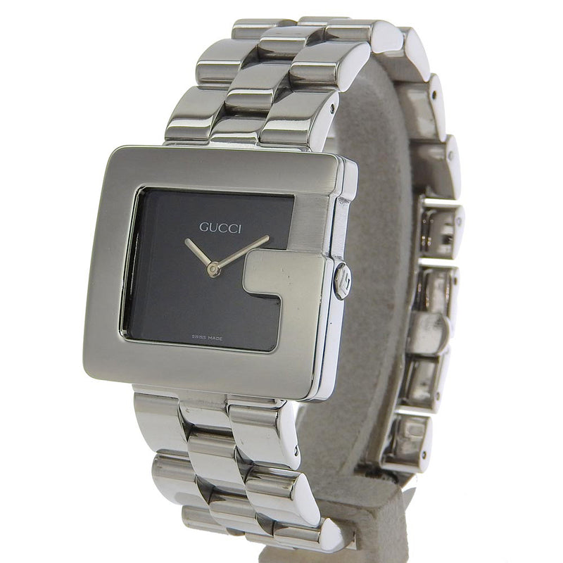 【GUCCI】グッチ
 腕時計
 3600M ステンレススチール クオーツ アナログ表示 黒文字盤 レディース