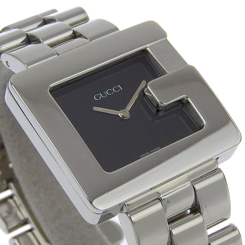 【GUCCI】グッチ
 腕時計
 3600M ステンレススチール クオーツ アナログ表示 黒文字盤 レディース