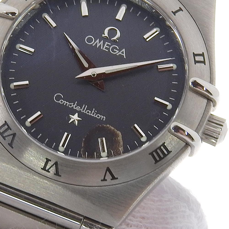 【OMEGA】オメガ
 コンステレーション 腕時計
 1572.4 ステンレススチール クオーツ アナログ表示 黒文字盤 Constellation レディースB-ランク