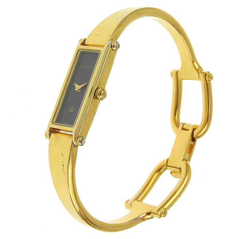 [Gucci] Gucci Watch 1500L Gold Slating Gold Quartz Analog Ladies