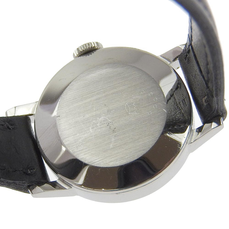 【ROLEX】ロレックス
 プレシジョン 腕時計
 cal.1400 2649 ステンレススチール×レザー 手巻き シルバー文字盤 Precision レディース