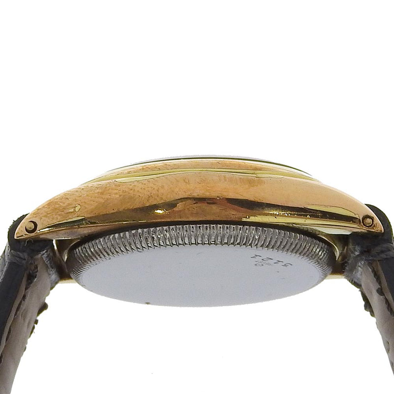 [Rolex] rolex 
 Oyster Prinston Watch 
 Reloj militar antiguo 3121 chapado de oro x cocodrilo dorado a mano -hechas pequeñas dorado dial dial Oyster Princeton Ladies