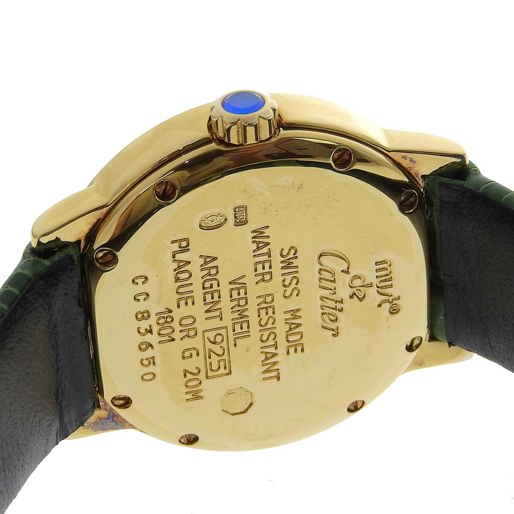 CARTIER】カルティエ マストロンド 腕時計 ヴェルメイユ cal.157.06