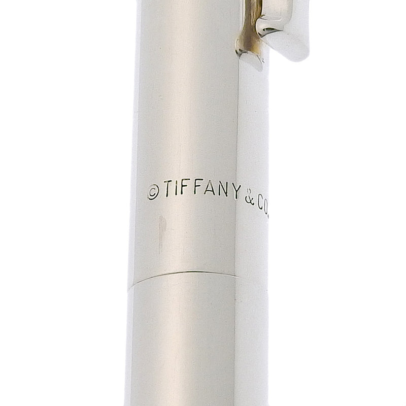 [Tiffany & co.]TIFFANY&Co. T clip ballpoint pen silver 925 T clip _a-rank