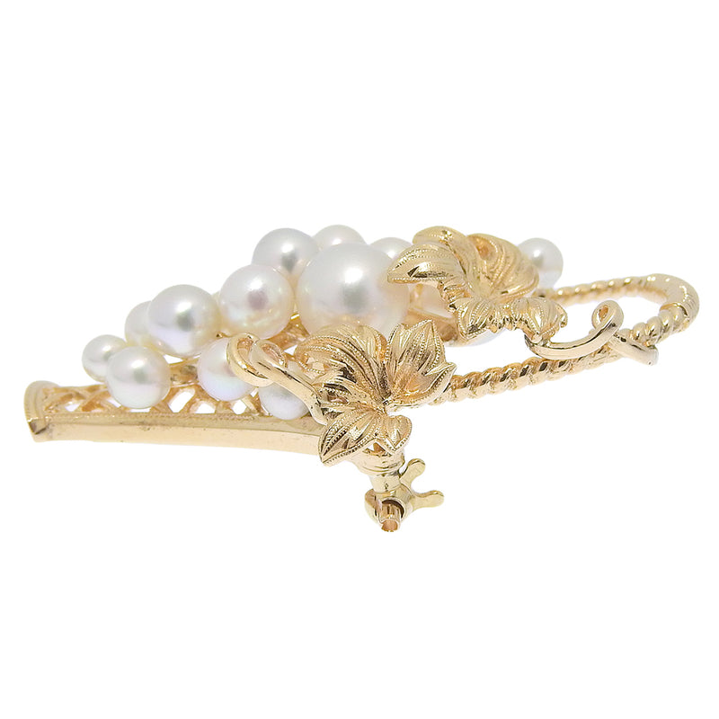 [Mikimoto] broche de motivo de uva Mikimoto