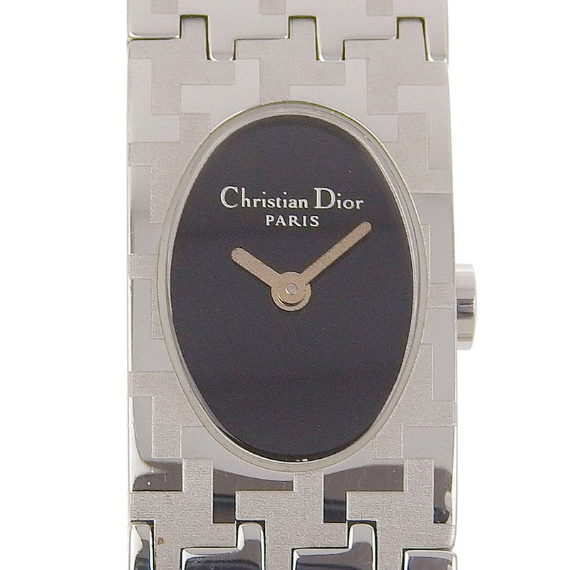 【新品電池】ディオール ミスディオール ブレスレット 腕時計 黒文字盤 シルバーmemeの厳選腕時計