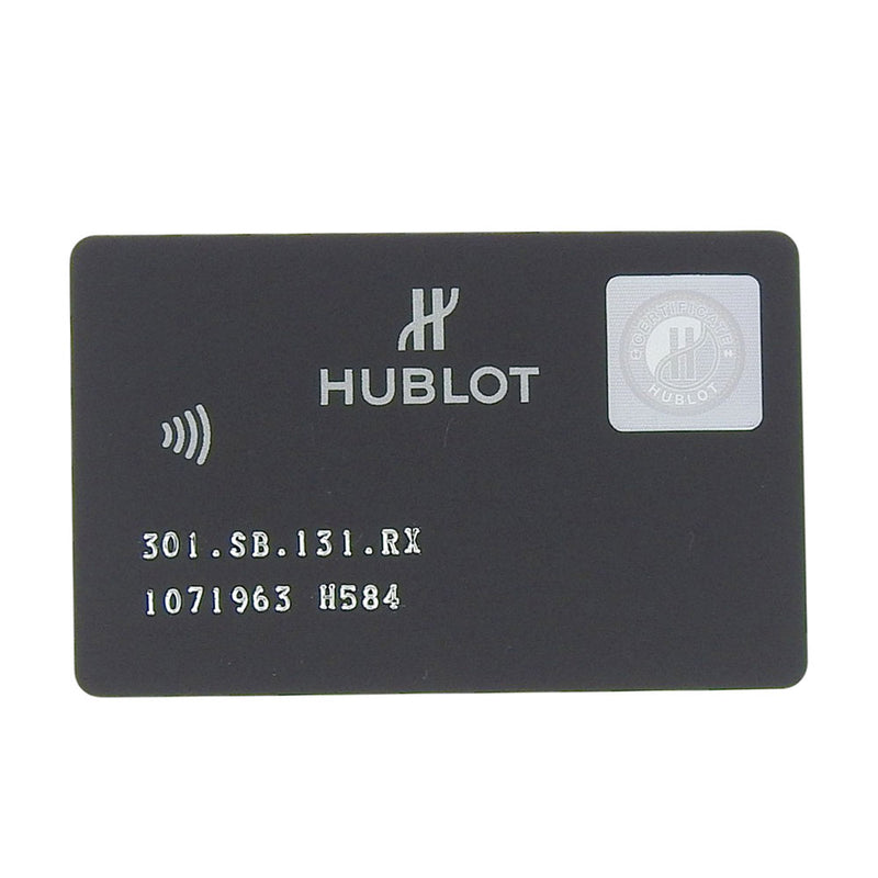 【HUBLOT】ウブロ ビッグバン 腕時計
 301.SB.131.RX 自動巻き