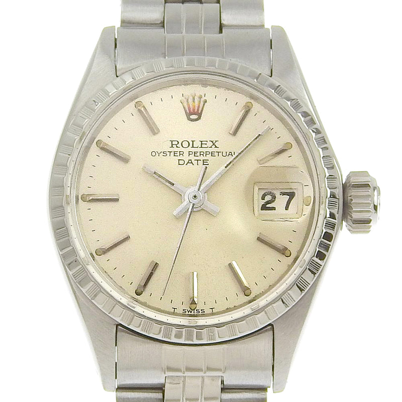 ROLEX オイスターパーペチュアル 手巻き時計 ロレックス/オイスターパーペチュアル/シルバーダイヤル/Rolex
