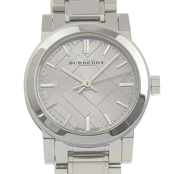 【BURBERRY】バーバリー
 腕時計
 BU9229 ステンレススチール シルバー クオーツ アナログ表示 シルバー文字盤 レディースA-ランク