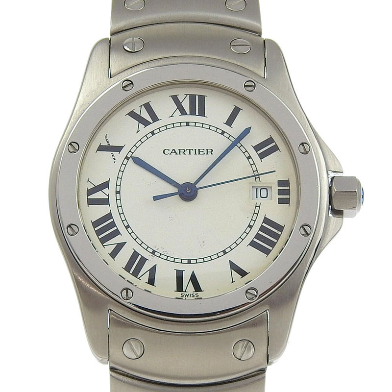 [CARTIER] Cartier Santo Scougar MM Watch W20027K1 Quartz