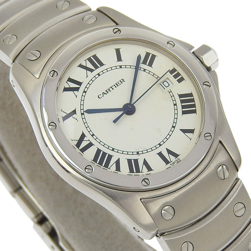 [CARTIER] Cartier Santo Scougar MM Watch W20027K1 Quartz