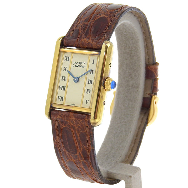 [CARTIER] Cartier MustTank SM Watch 
 W1003053 Quartz