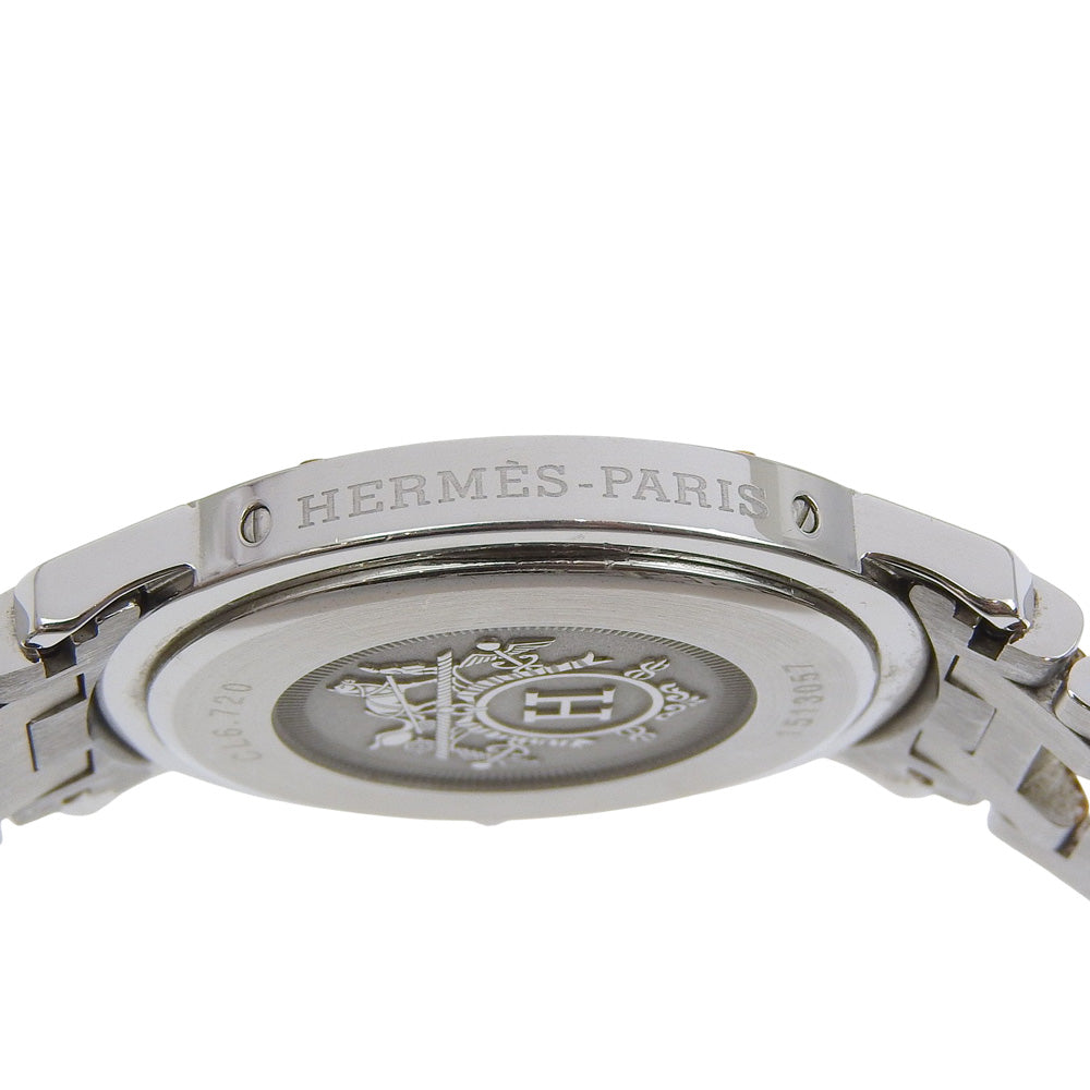 HERMES】エルメス クリッパー コンビ 腕時計 CL6.720 クオーツ