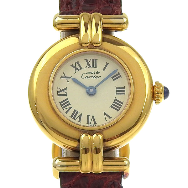 [CARTIER] Cartier Mustreloj colise 
 cuarzo