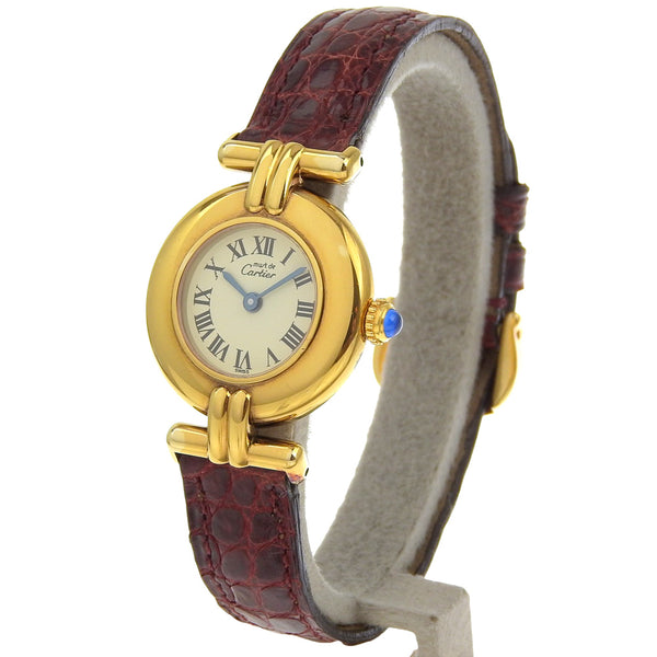 [CARTIER] Cartier Mustreloj colise 
 cuarzo