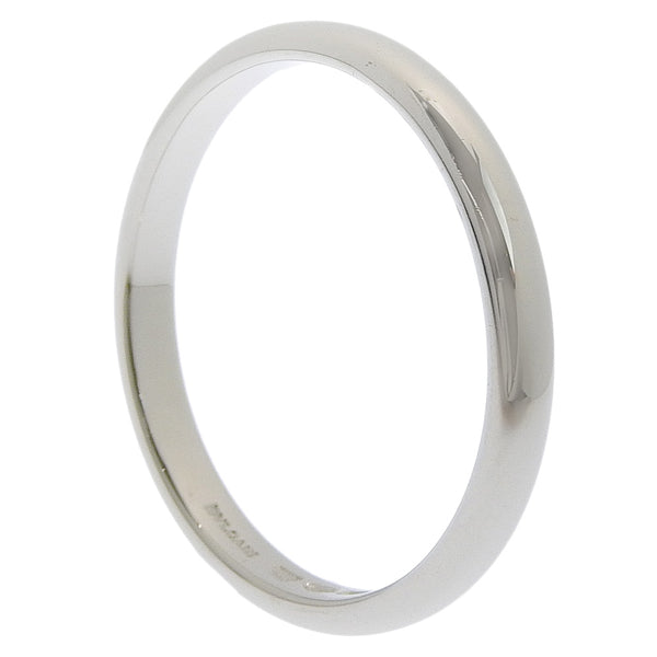 [BVLGARI] Bulgari wedding ring No. 19 Ring PT950 Platinum Approximately 4.4g Wedding Rings Men's A+Rank