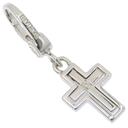 [Damiani] Damiani Bell Epock 1P Diamond PendantTop 18KWhite Gold x Diamond Cross Approximately 2.7g Belle Epoque 1P Diamond Unisex A Rank